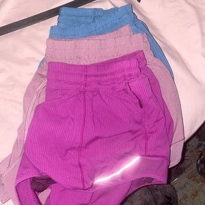 dark purple and blue 2.5 inch. light purple 4inch